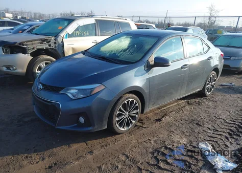 2015 Toyota Corolla S Plus из США, поврежденный, VIN 2T1BURHE5FC385099